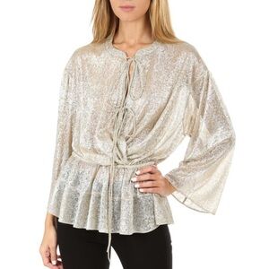IRO Spacious Top in Light Nude Size FR 36 US 4 Small